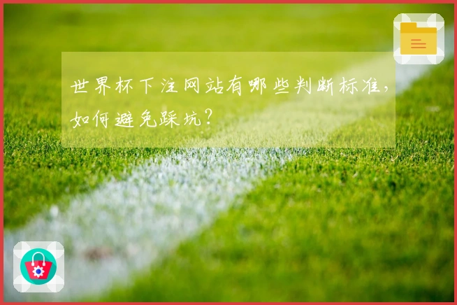 世界杯下注网站有哪些判断标准，如何避免踩坑？